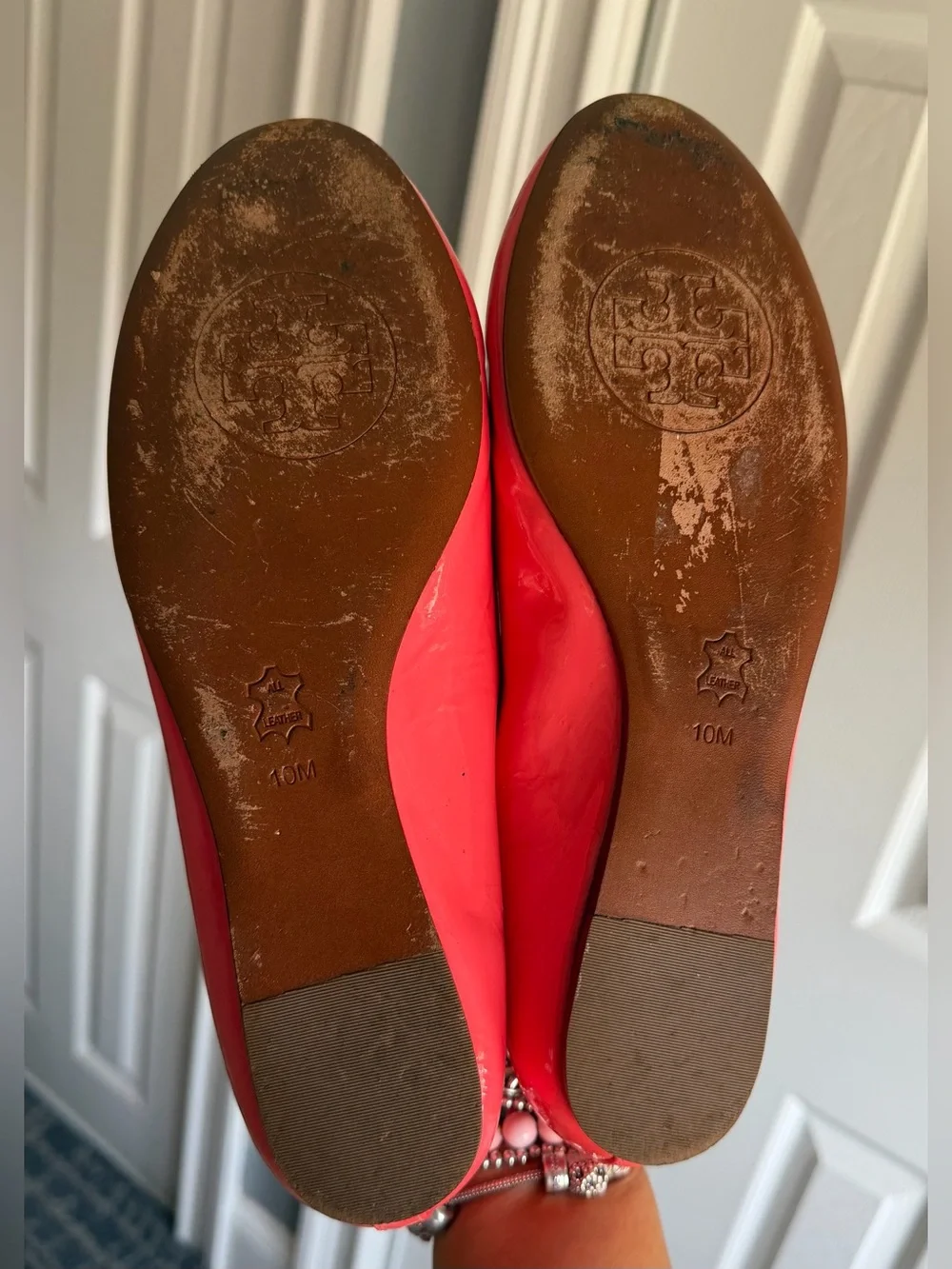 Tory Burch Dakota Leather Bow Slip On Loafer Flat Women’s Size: 10M